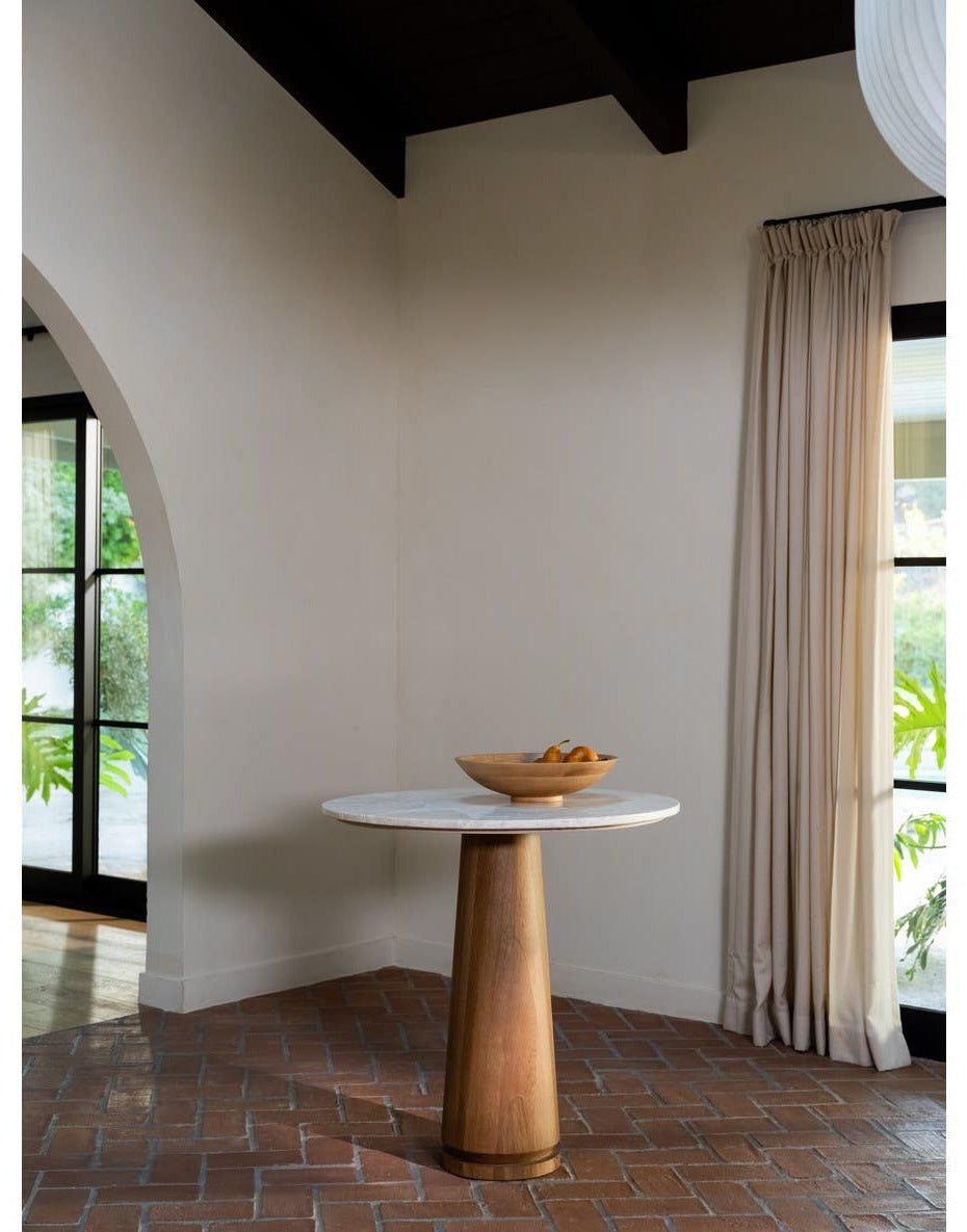 Sage Cafe Table Cosmos Marble - Beige Marble