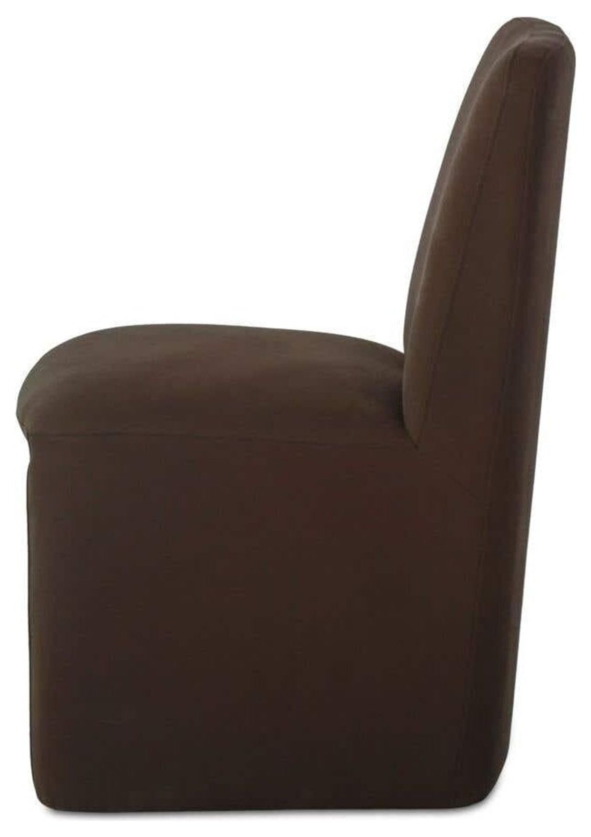 Bent Rolling Dining Chair - Set of Two - Dark Brown