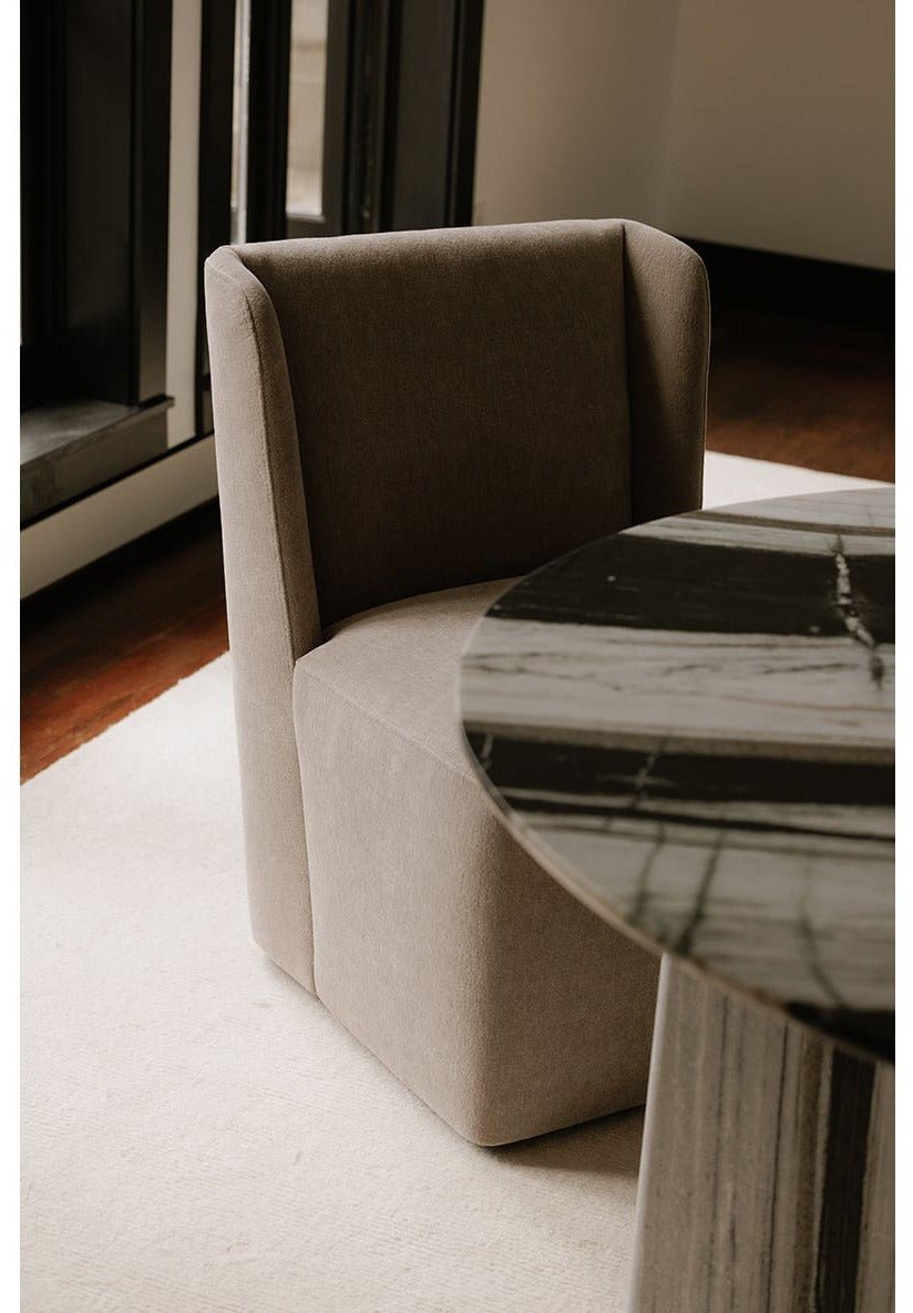 Cormac Rolling Dining Chair - Warm Sand