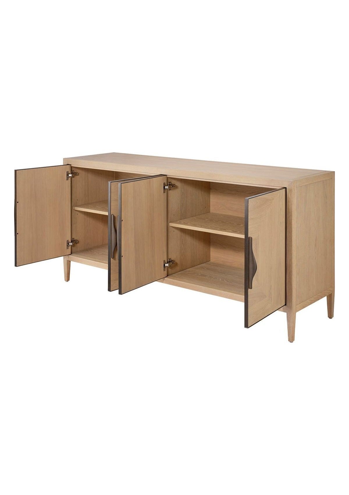 Landmark Four Door Credenza in Natural