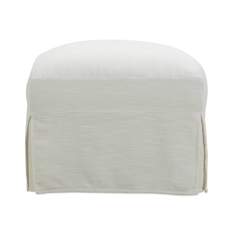 Madeline Slipcovered Ottoman