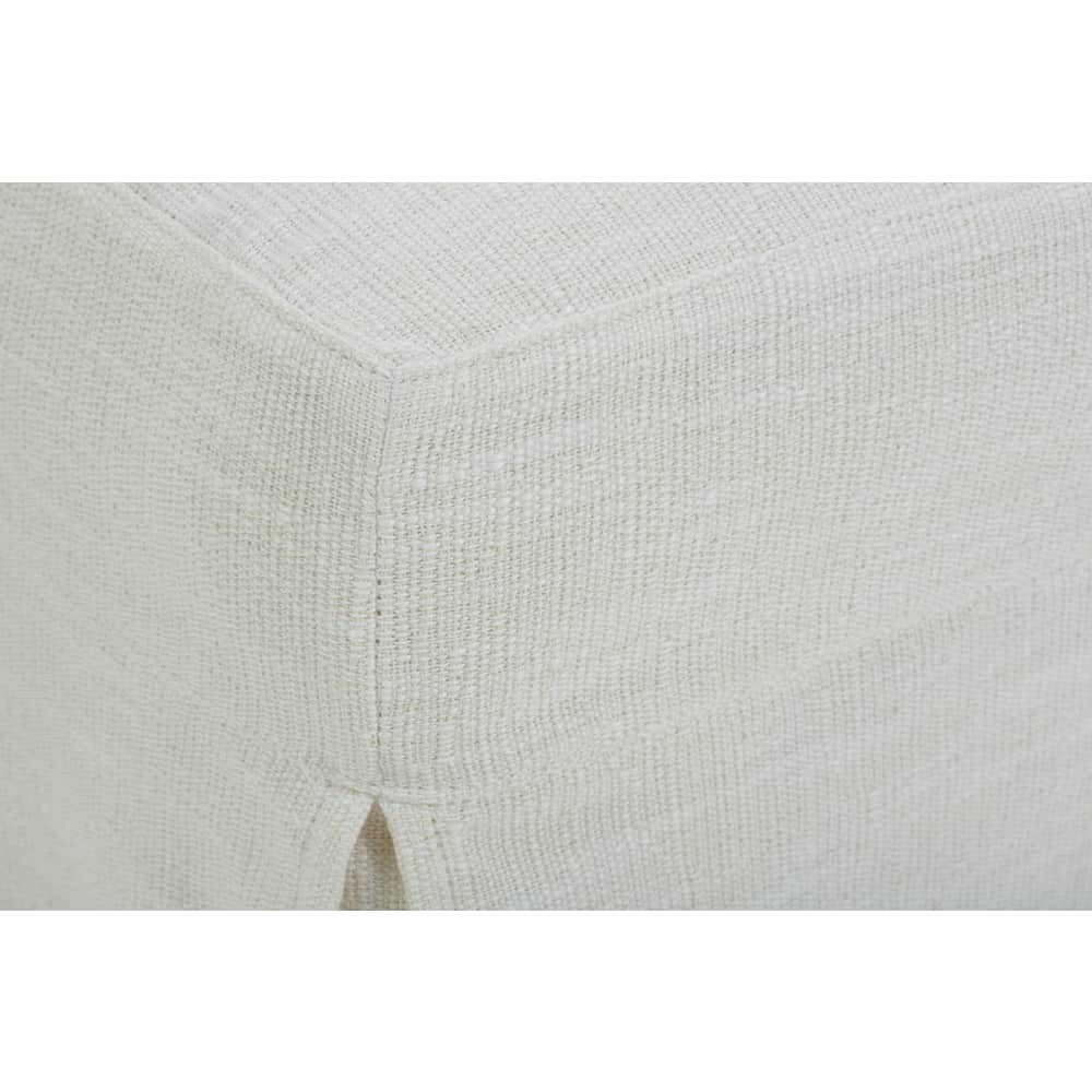 Madeline Slipcovered Ottoman