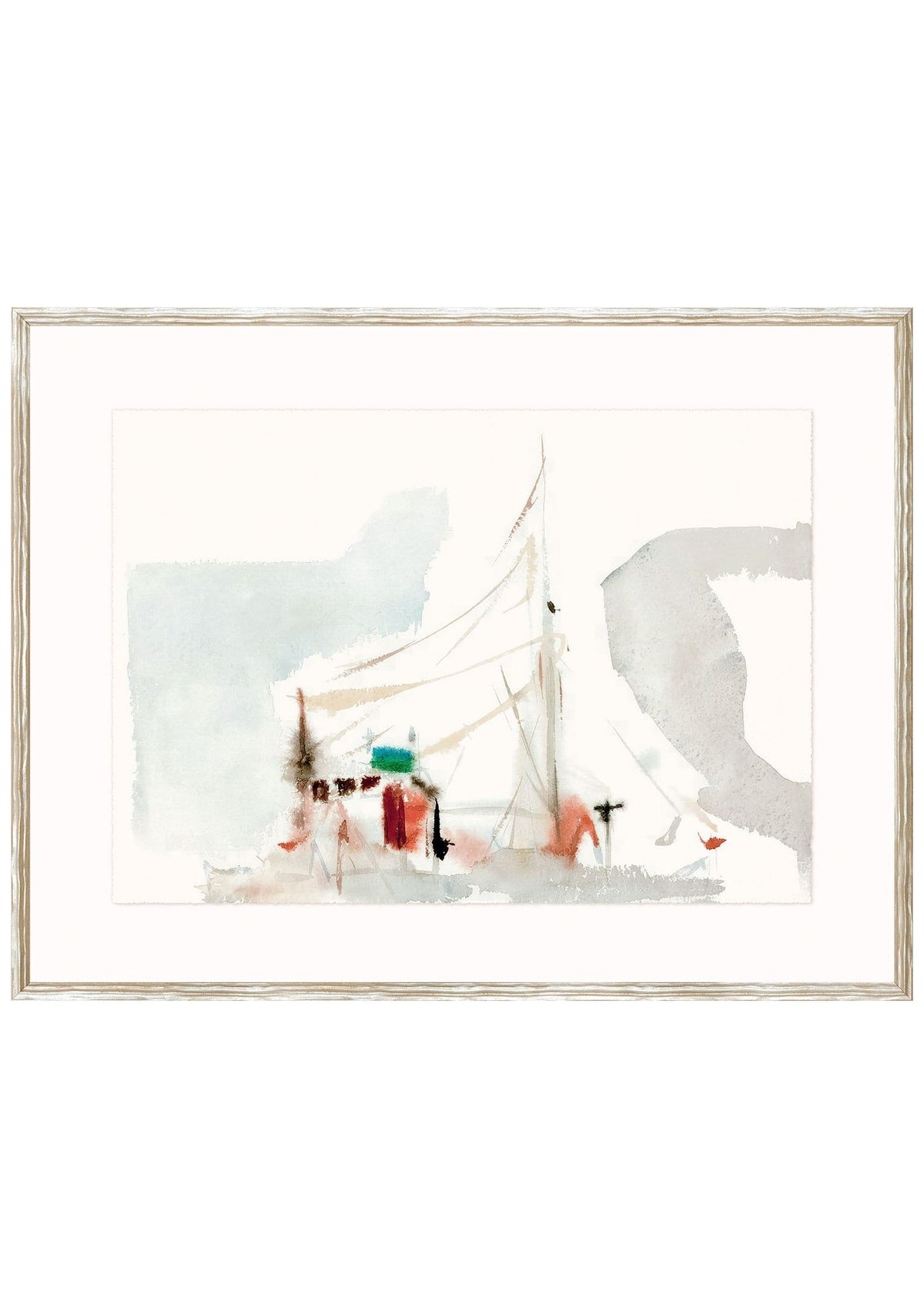 Marina View I – Glass Framed