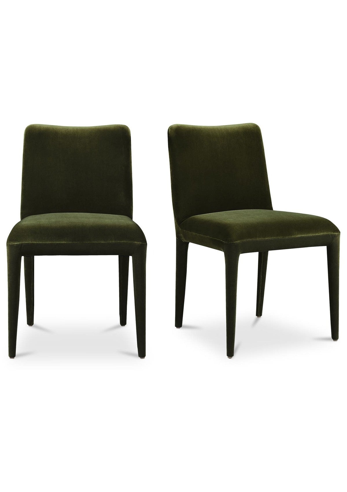 Calla Dining Chair - Set of Two - Green Velvet