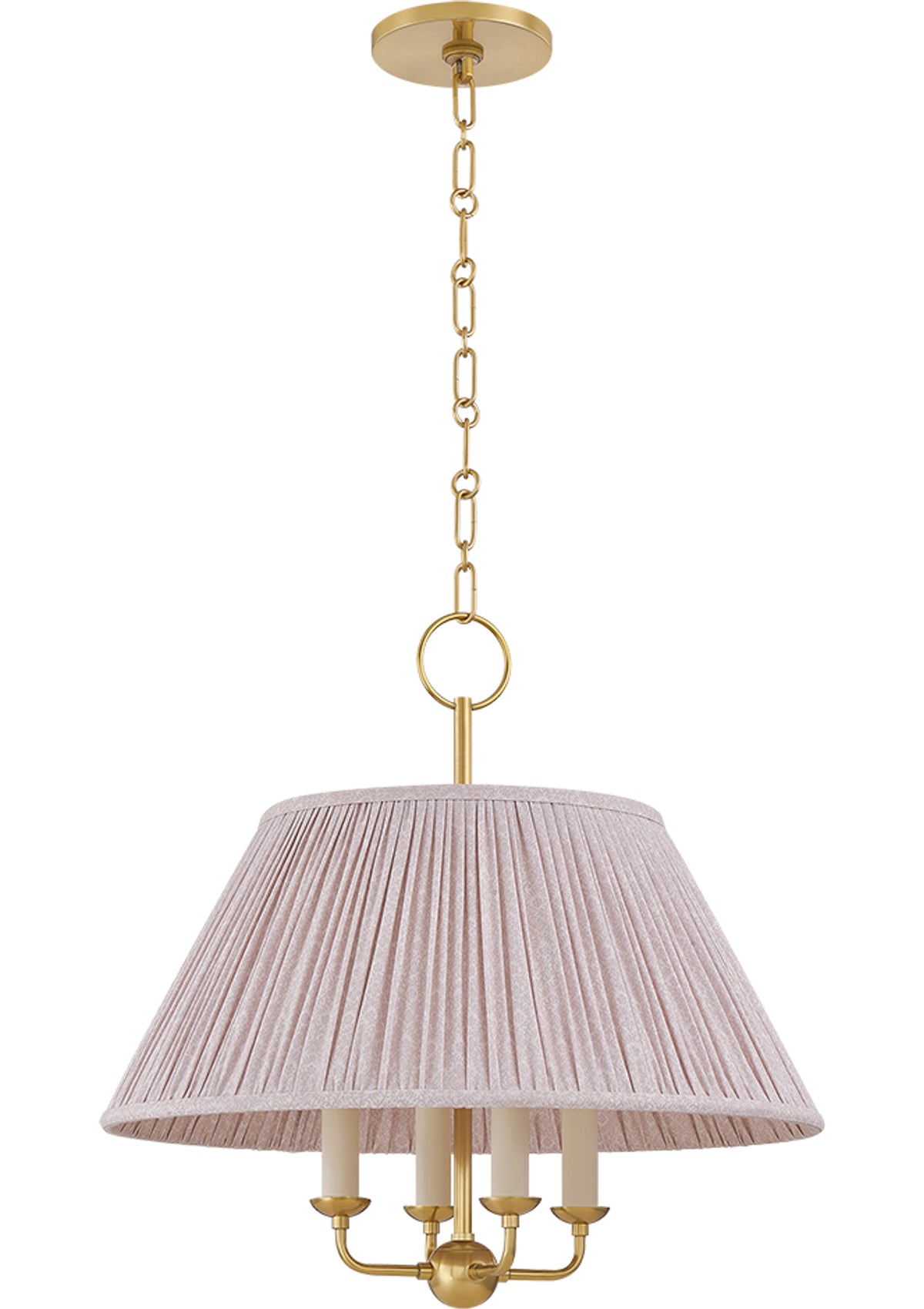 Antonia Chandelier in Aged Brass