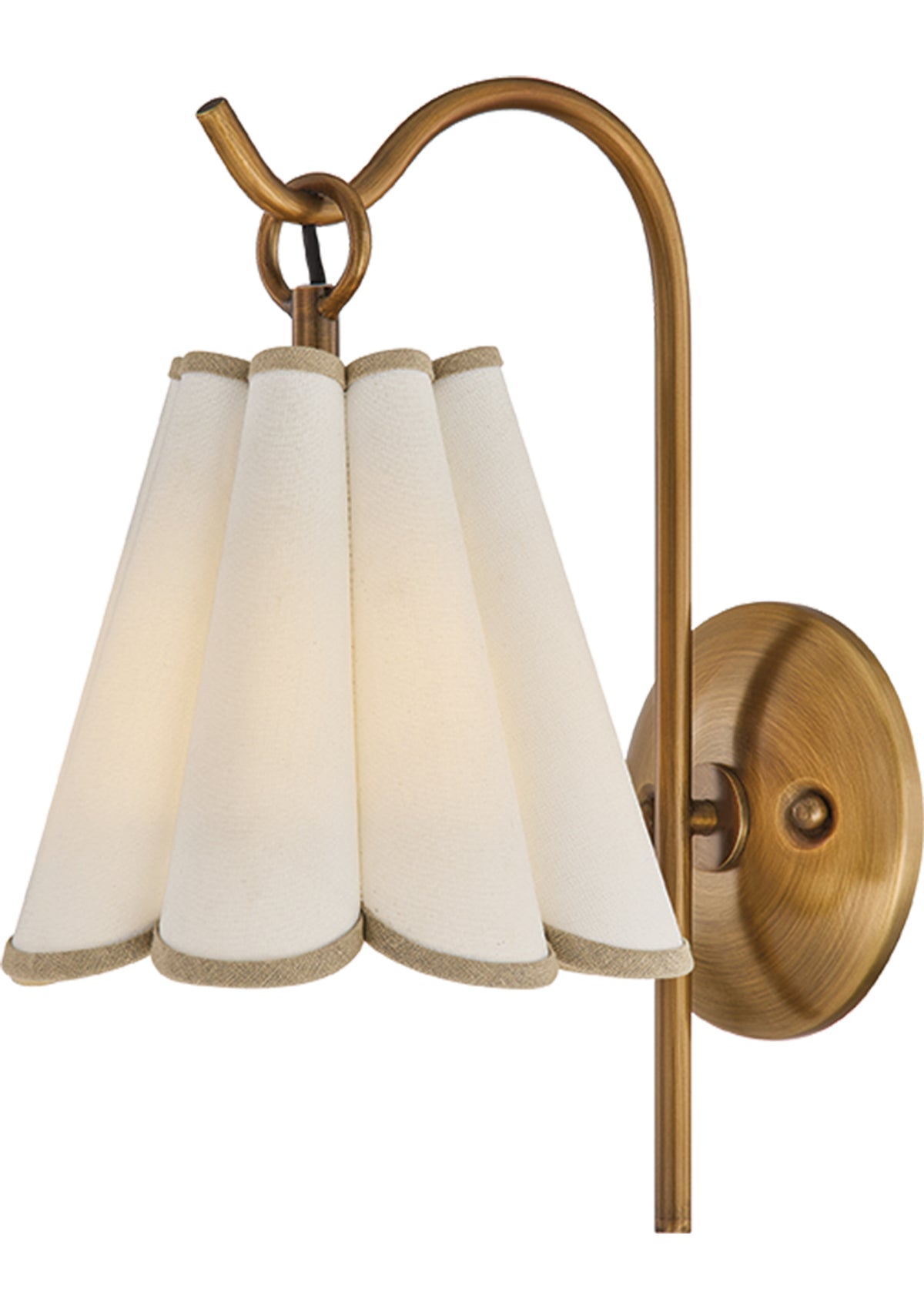 Eula Wall Sconce in Patina Brass