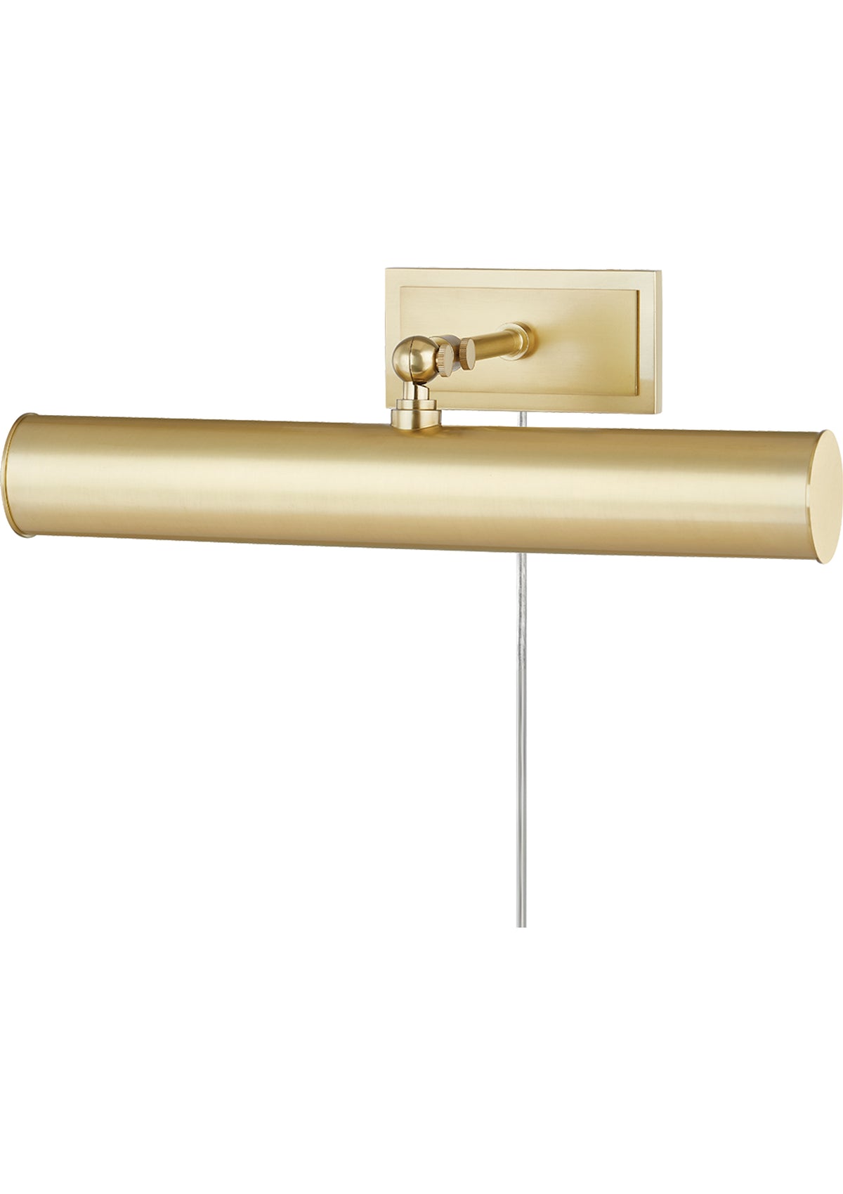 Holly Plug-In Picture Light – 16.25" W in Aged Brass