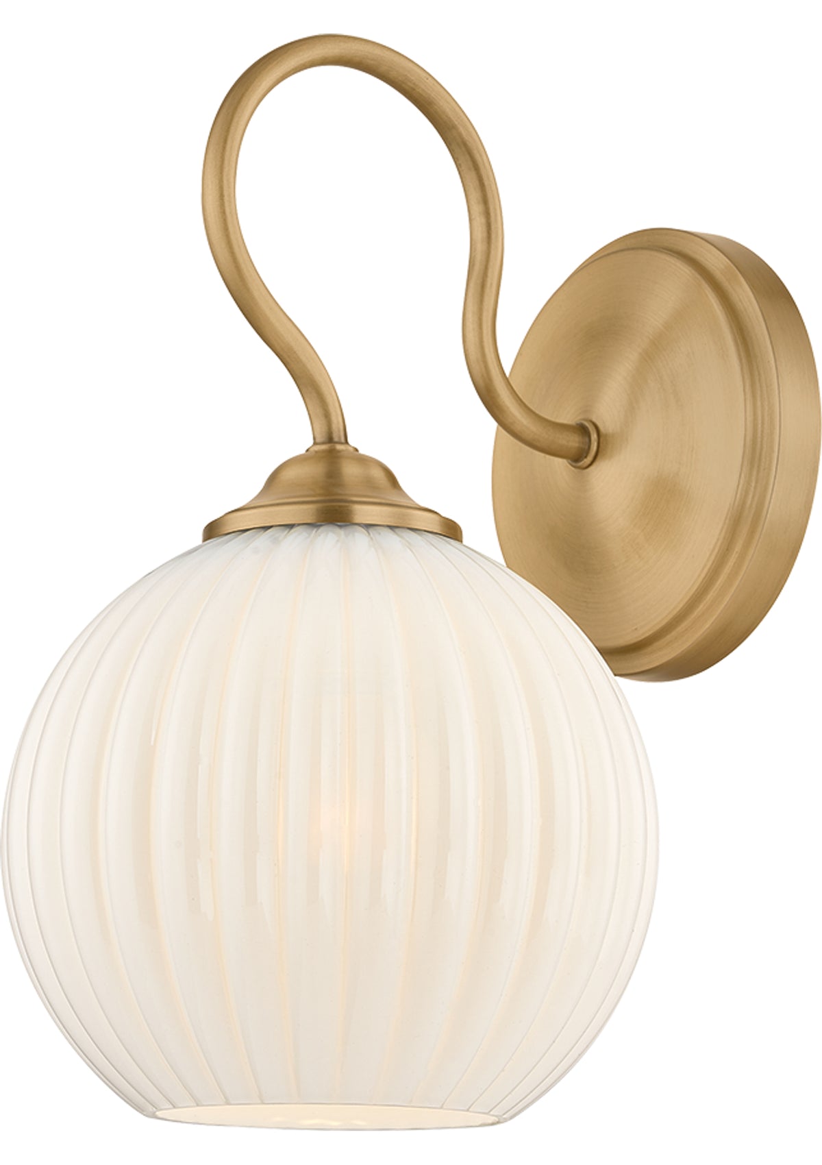Vida Wall Sconce in Patina Brass