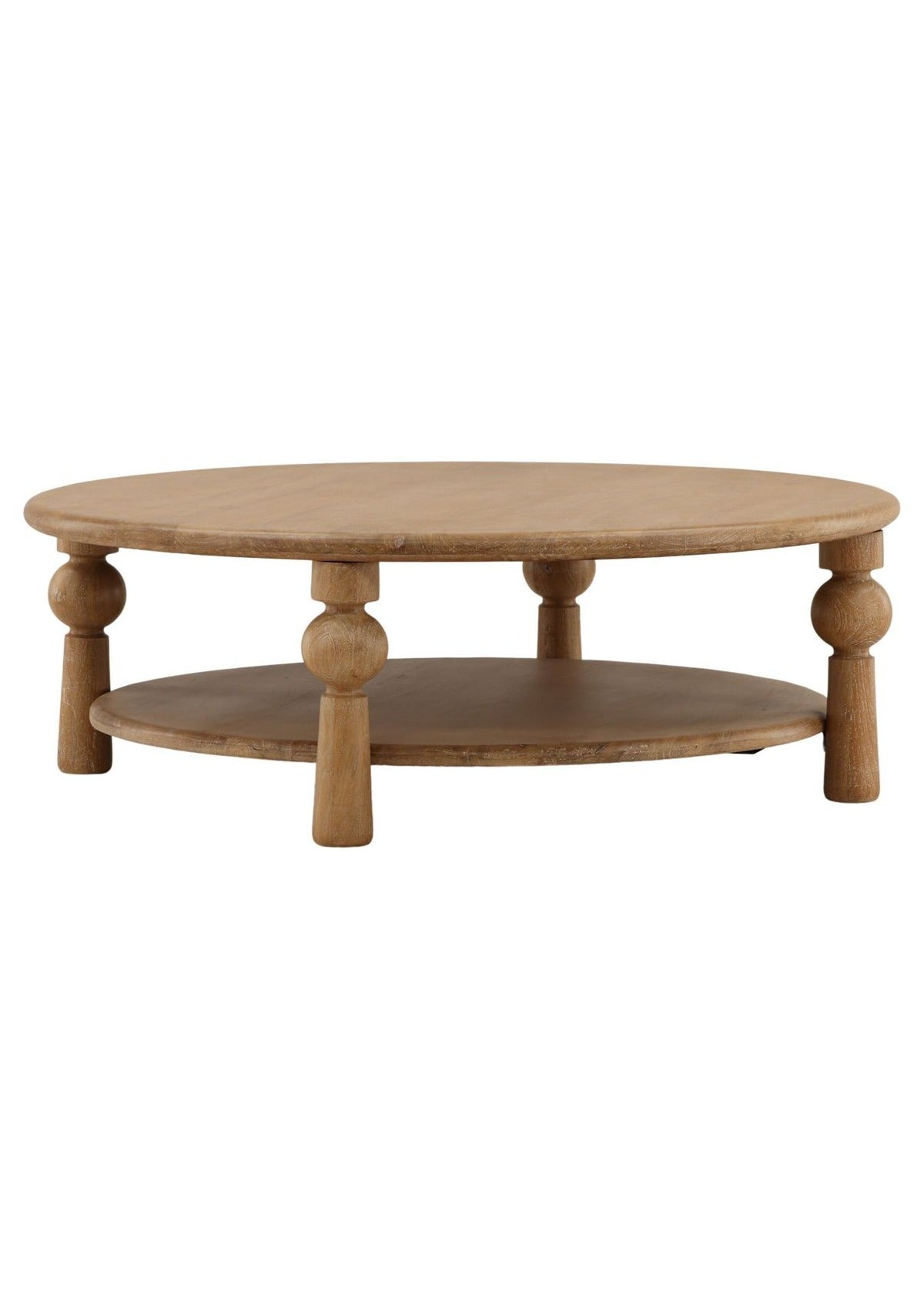 Nethan Coffee Table - Light Natural / 48" Square