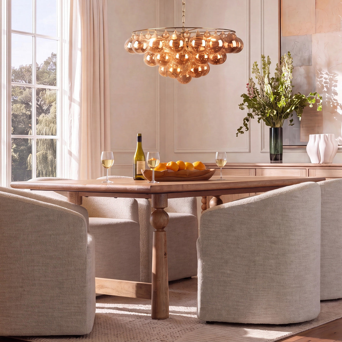 Nethan Dining Table - Brown