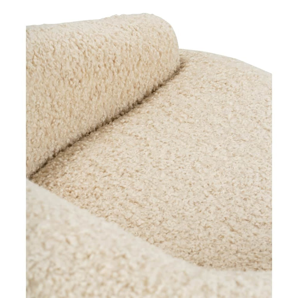Neutral Boucle Bernie Swivel Chair