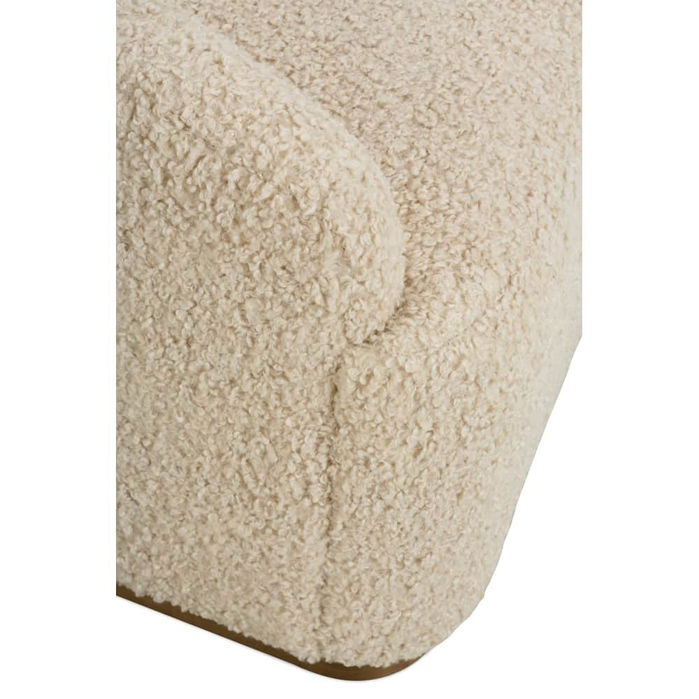 Neutral Boucle Bernie Swivel Chair