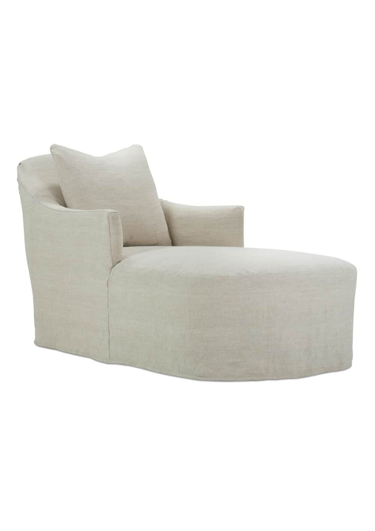 Noel Slipcovered Chaise Chair