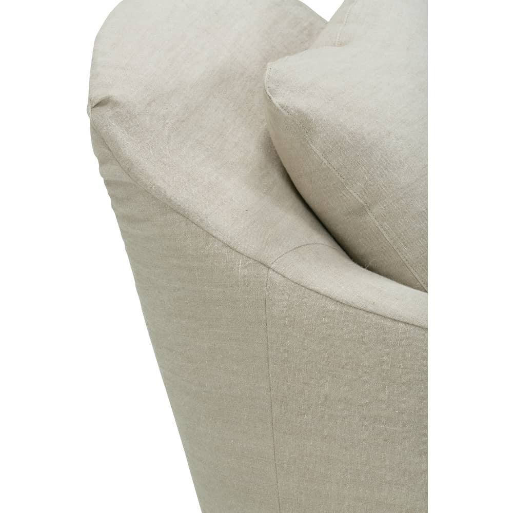 Noel Slipcovered Chaise Chair