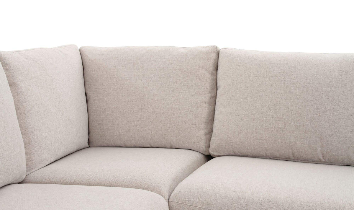 Fable Slipcover Dining Banquette U-Shape 168" - Beige