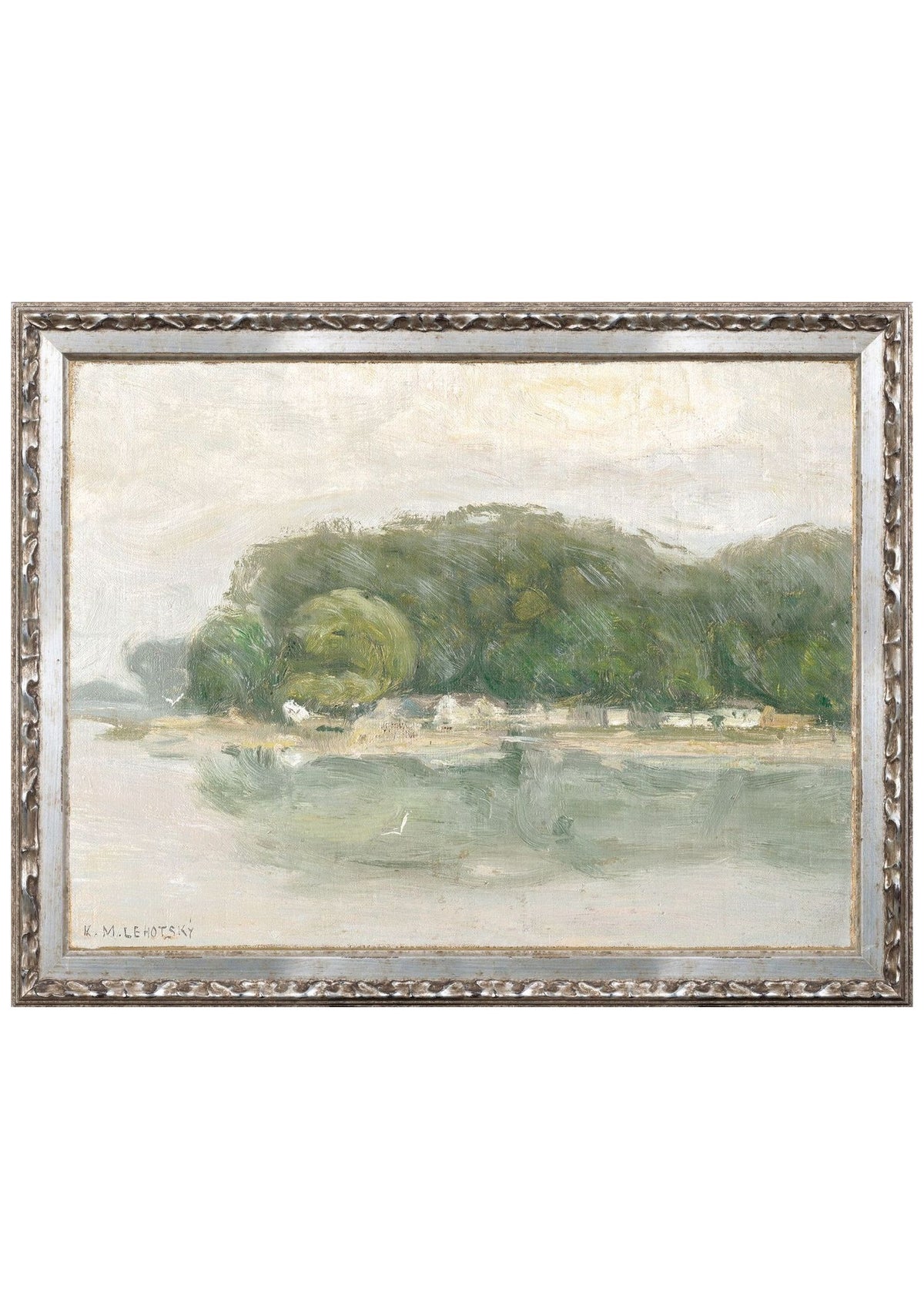 Petite Scapes – Bank on the Danube C. 1900