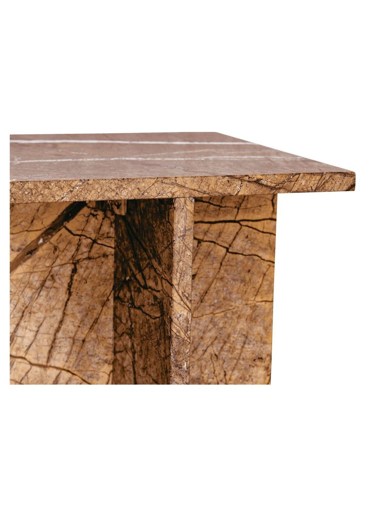 Blair Accent Table - Golden Forest Marble
