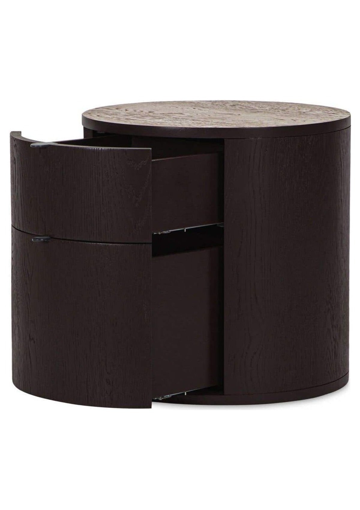 Theo 2 Drawer Nightstand - Berry