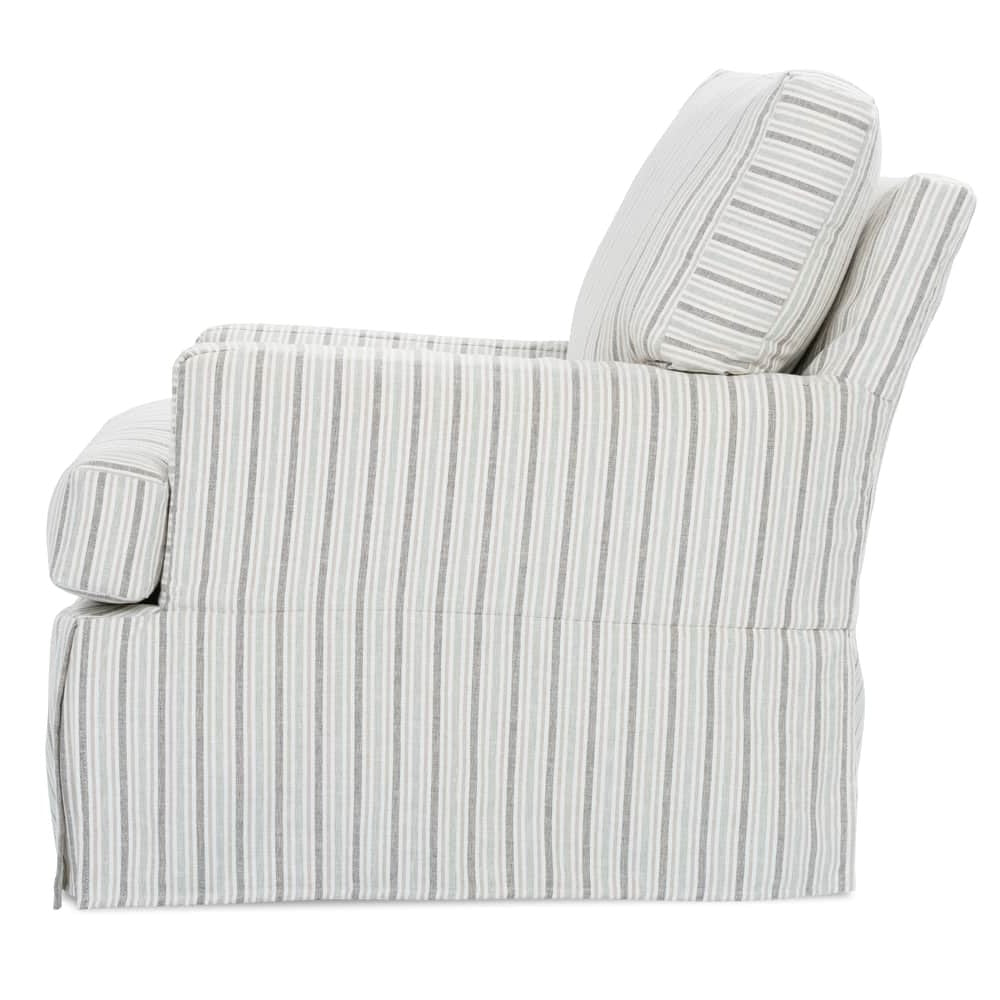 Sadie Slipcovered Swivel Glider