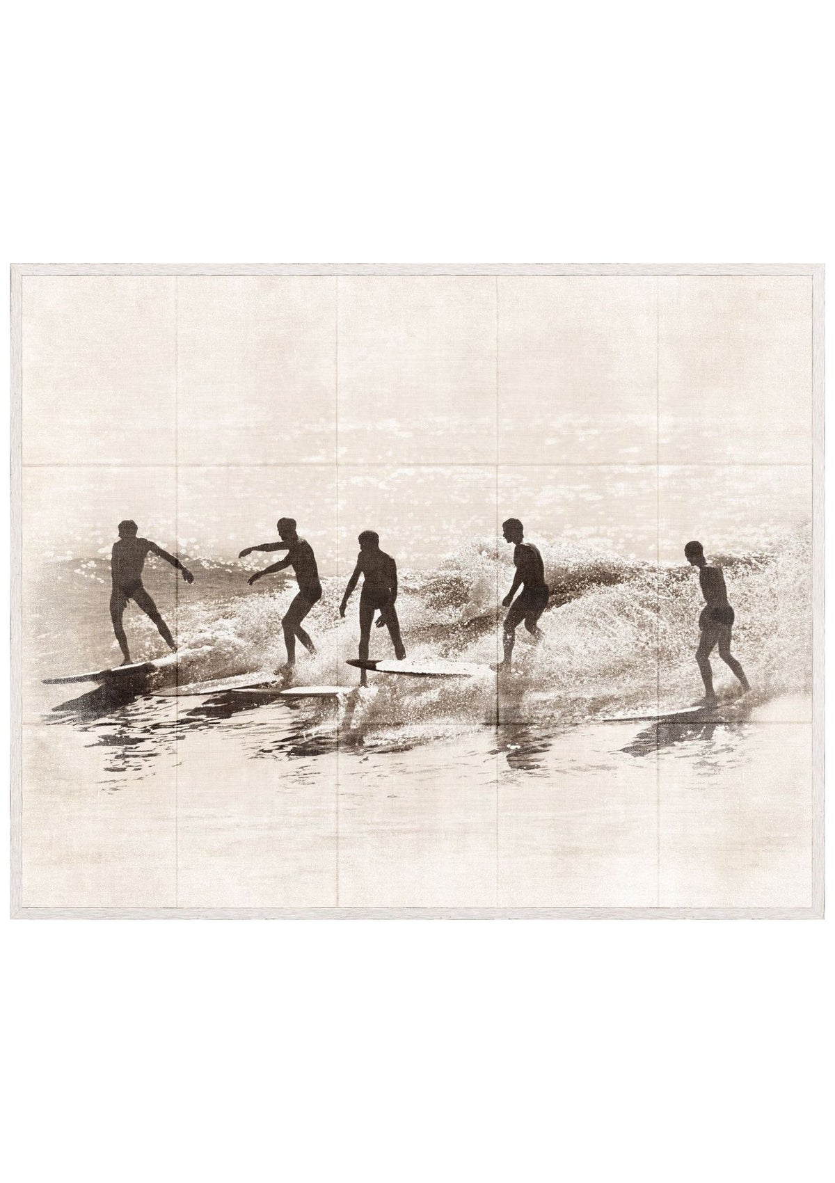 Summer Surf and Sand III C. 1966 – Large / Glass Framed