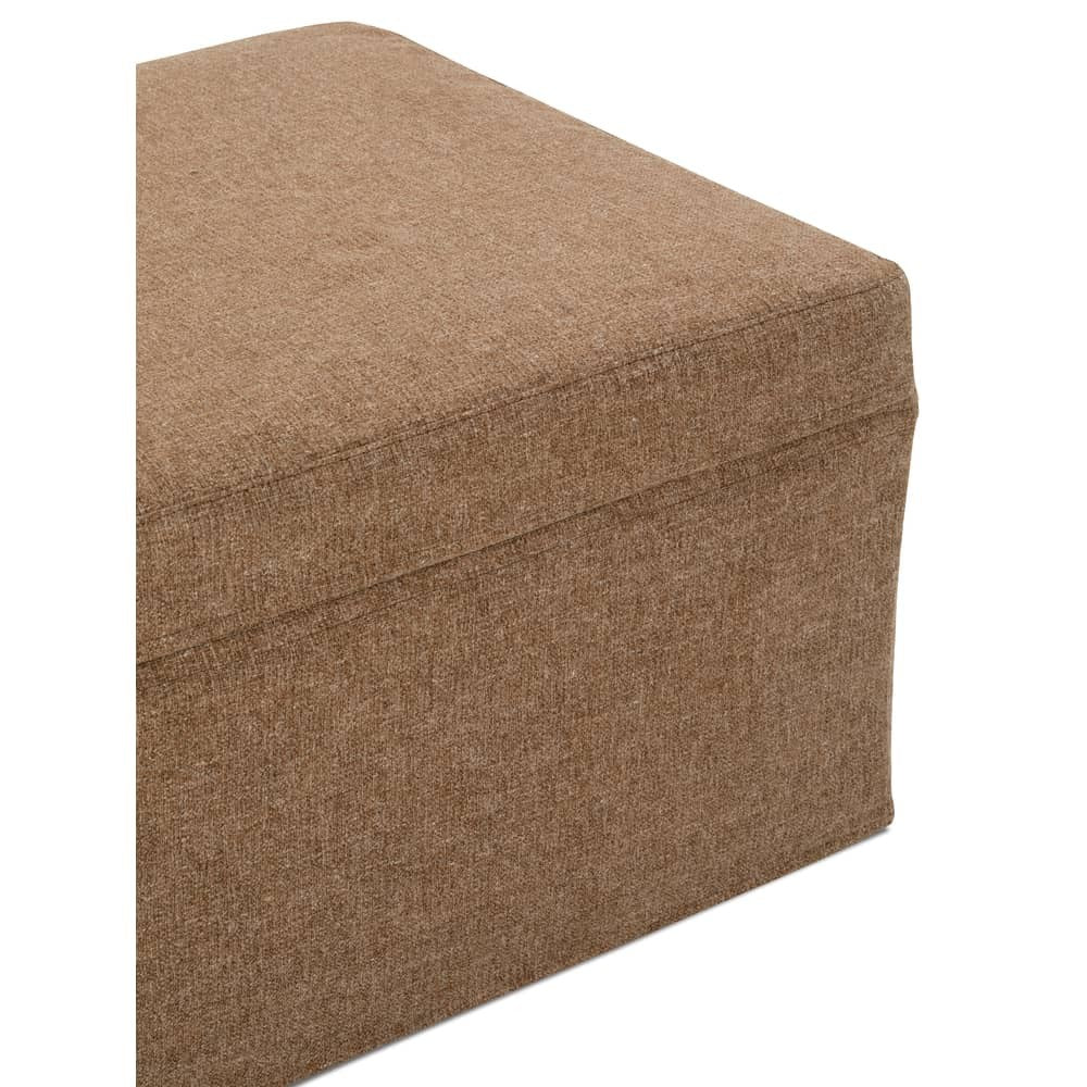 Sylvie Slipcovered Storage Ottoman
