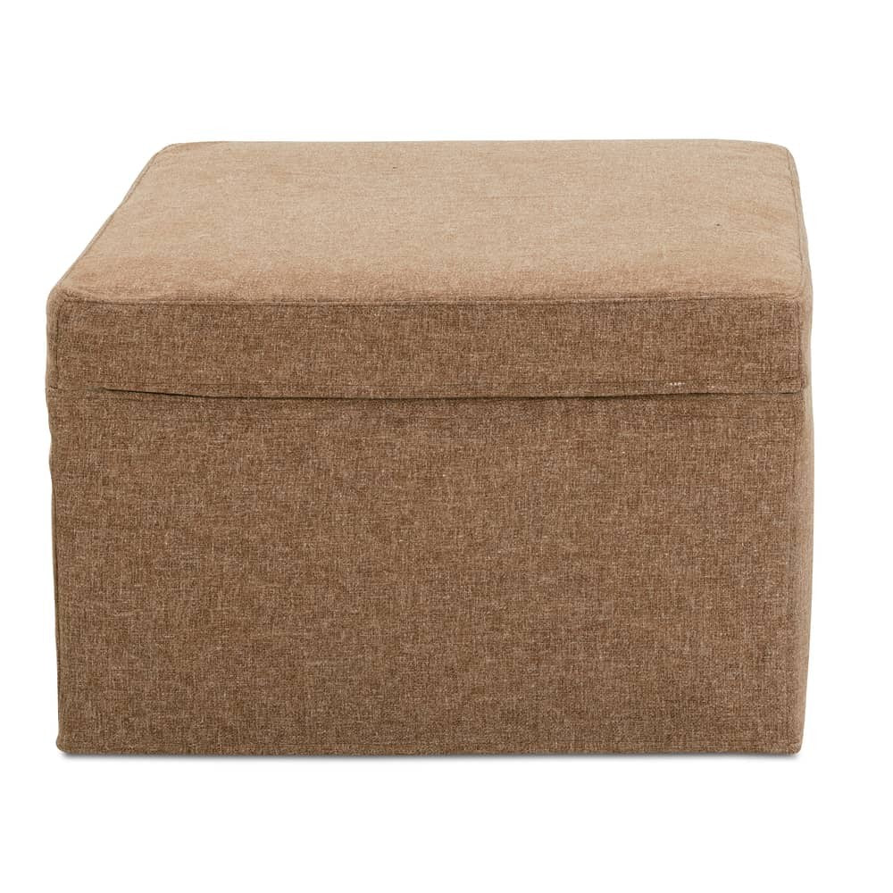 Sylvie Slipcovered Storage Ottoman