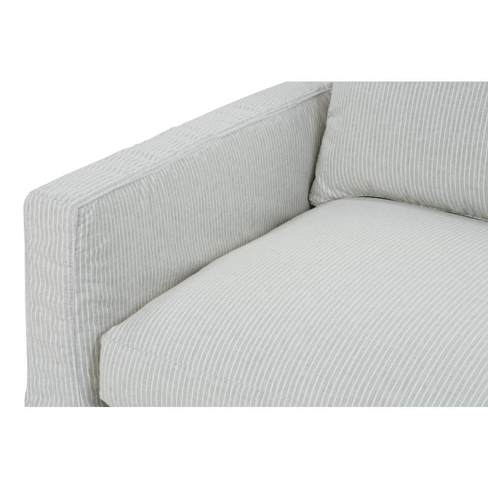 Sylvie Slipcovered Swivel Chair