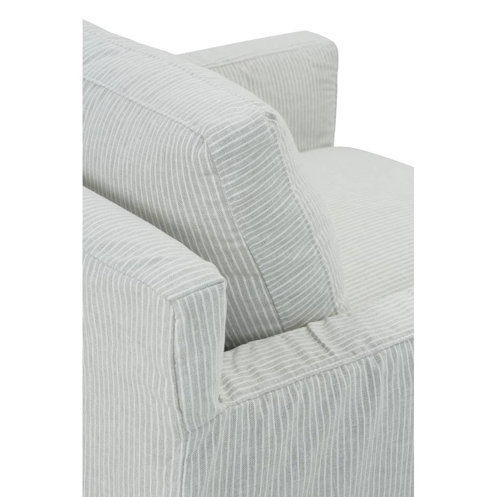 Sylvie Slipcovered Swivel Chair