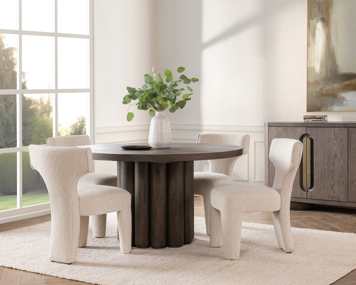 Tiber Round Dining Table - 55"