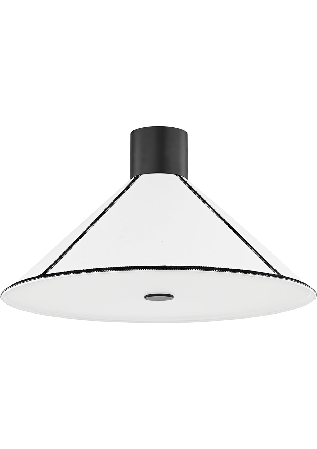 Forrest Semi Flush in Soft Black