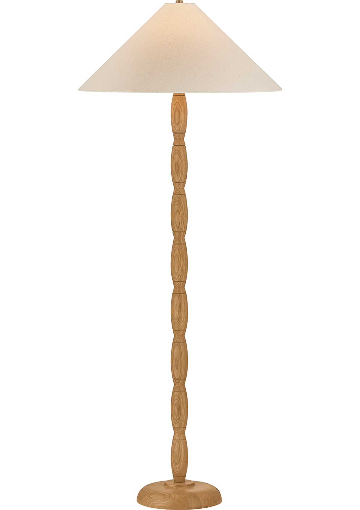 Parrish Floor Lamp in Patina Brass