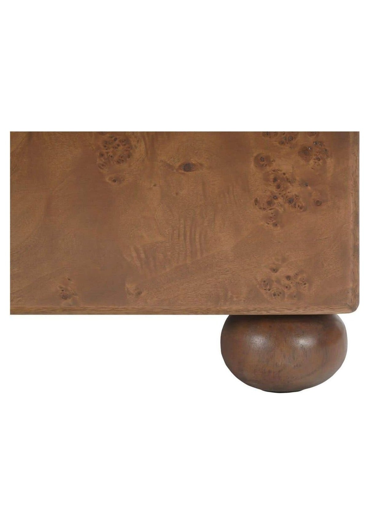 York Nightstand - Warm Brown Burl