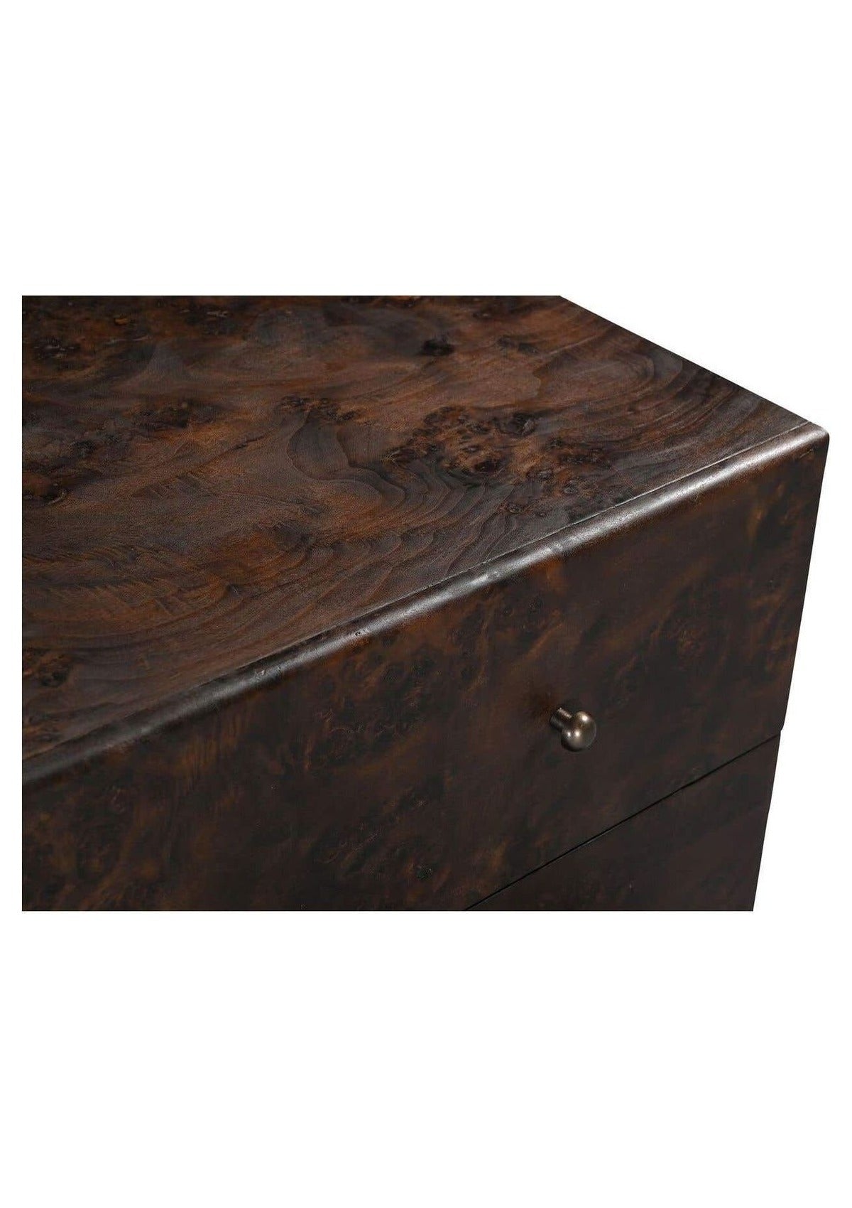 York 6 Drawer Dresser - Dark Brown Burl