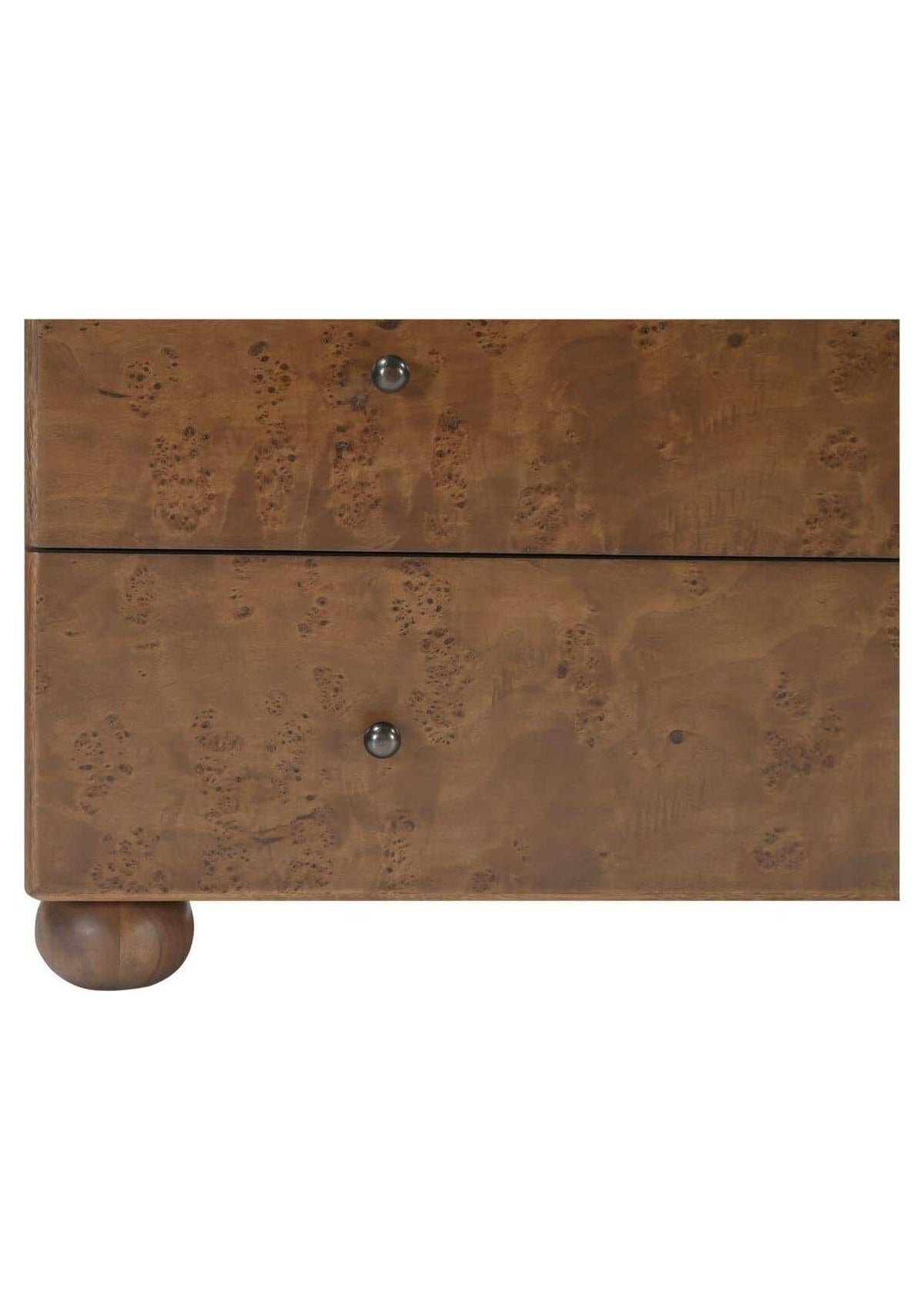 York 6 Drawer Dresser - Warm Brown Burl