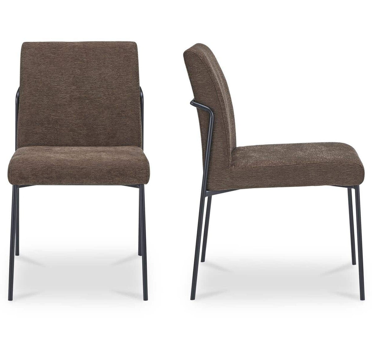 Danny Dining Chair - Set of Two - Dark Brown
