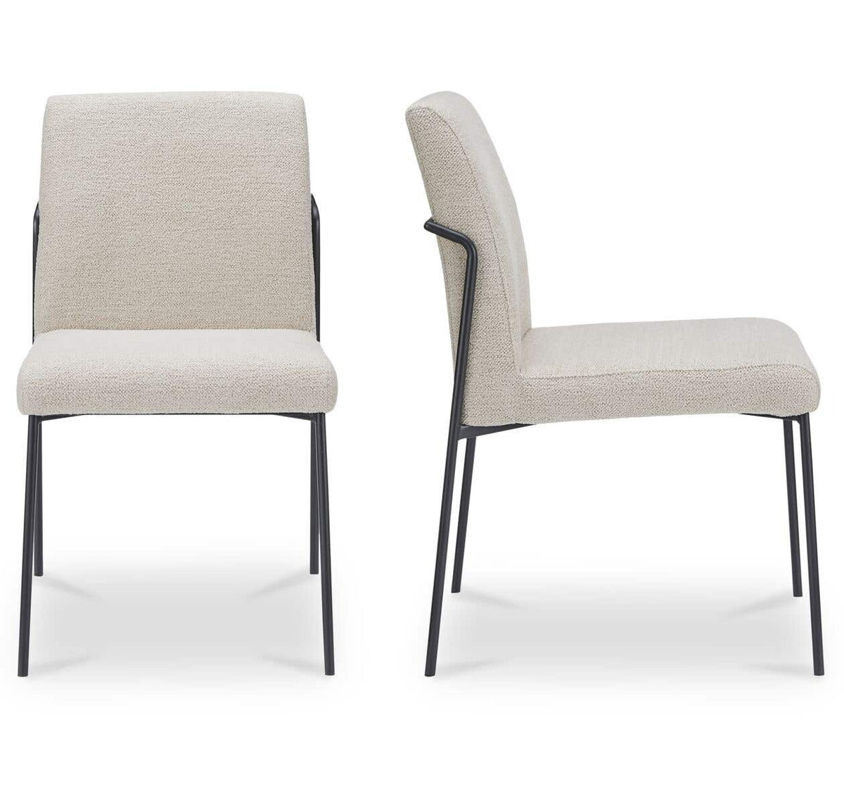 Danny Dining Chair - Set of Two - Ivory