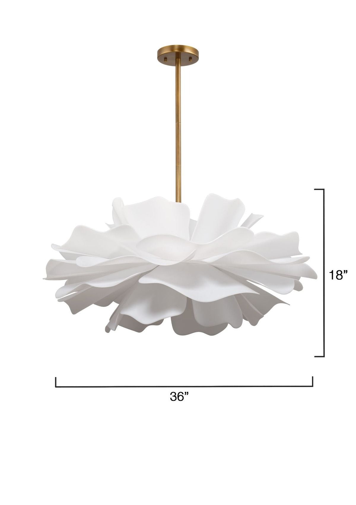 Zinnia Chandelier in Large