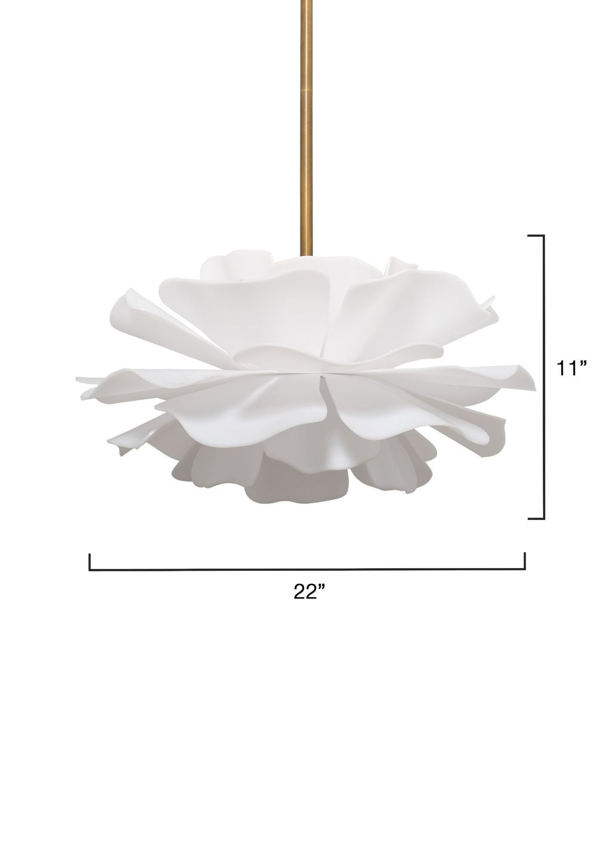 Zinnia Chandelier in Small