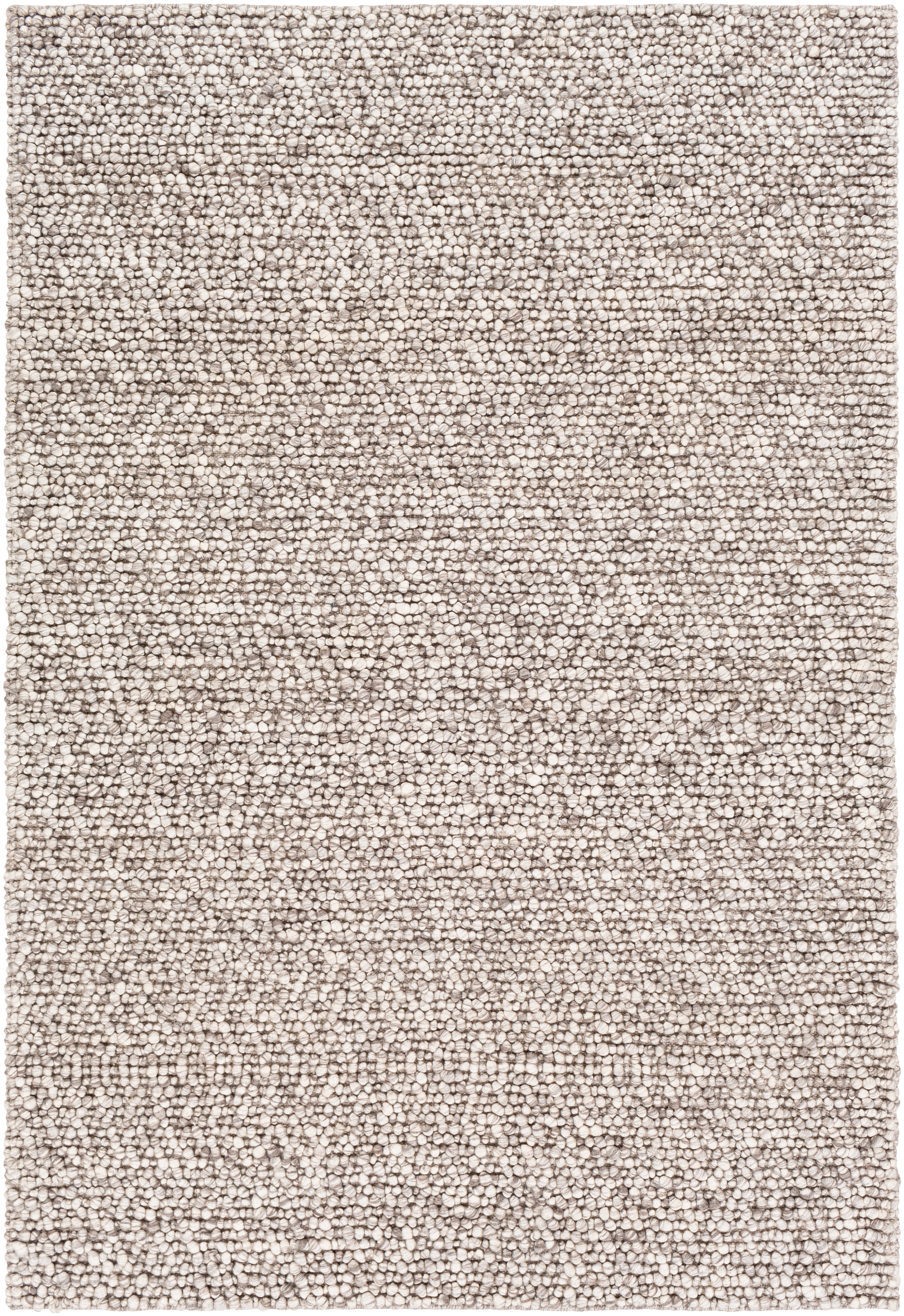 The Ambergris rug is made up of light grey and ivory colours.