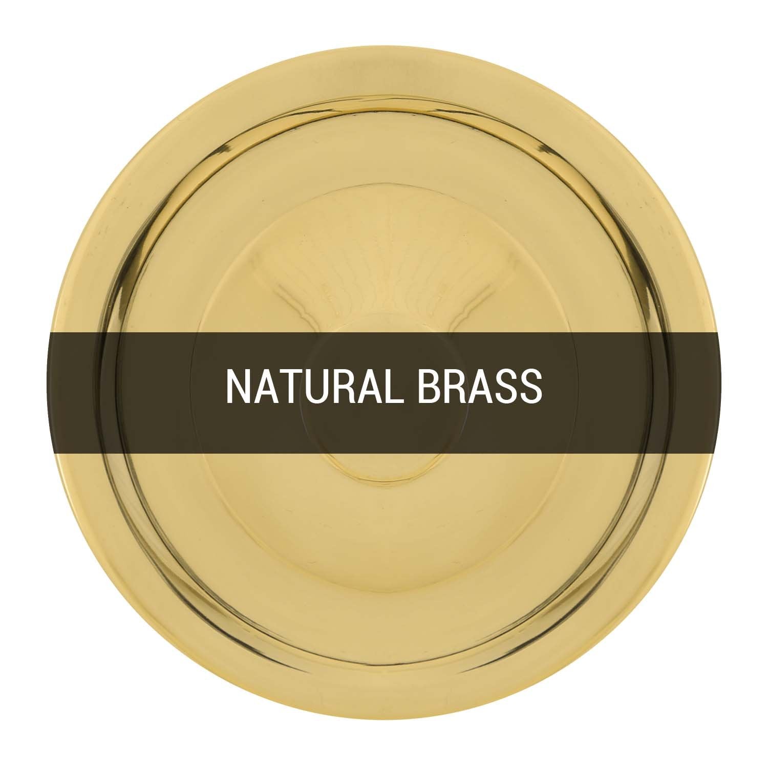 The Natural Brass finish.