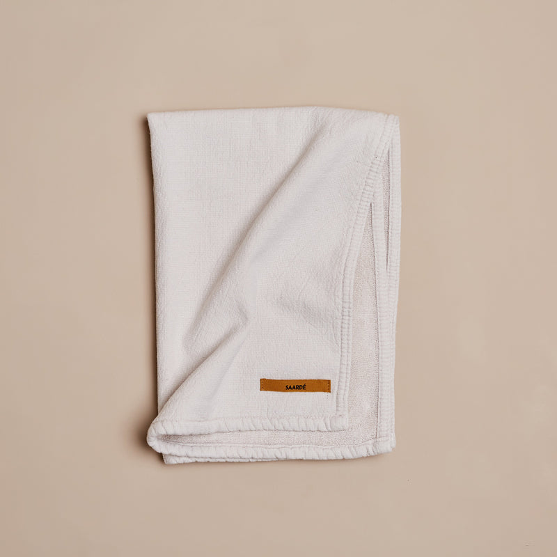 The Clay Vintage Wash Tea Towel is a stunning muted off white colour.
