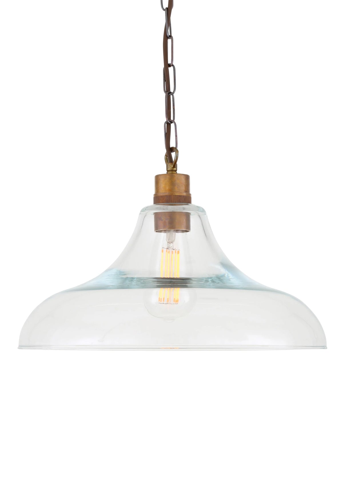 Clifton Railway Clear Glass Pendant Light