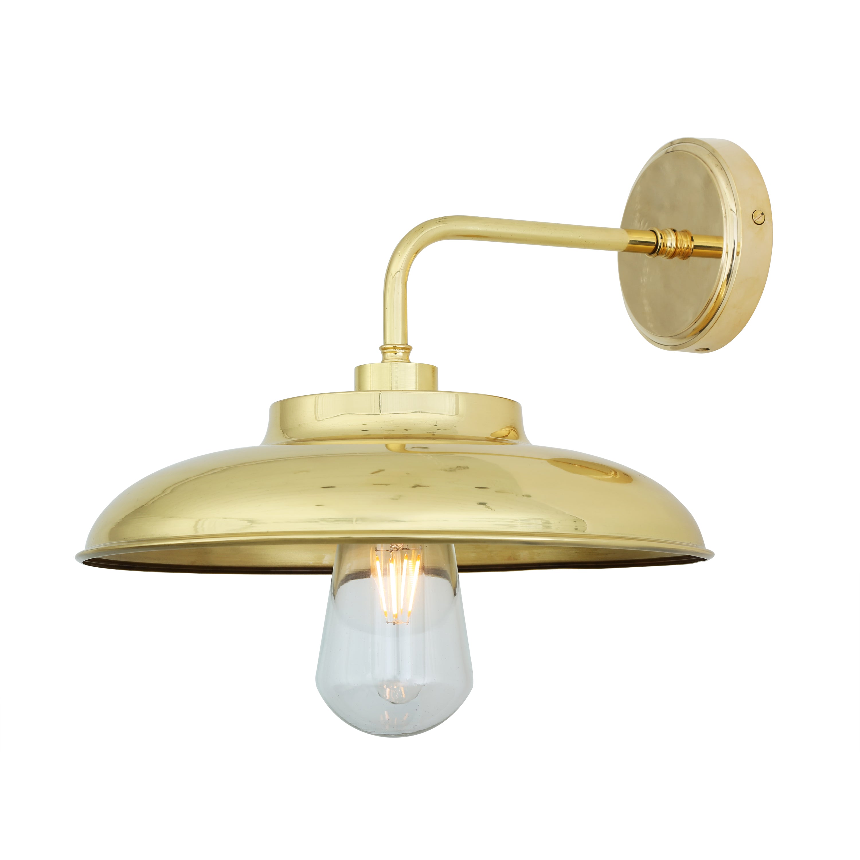 Darya Brass Outdoor Wall Sconce