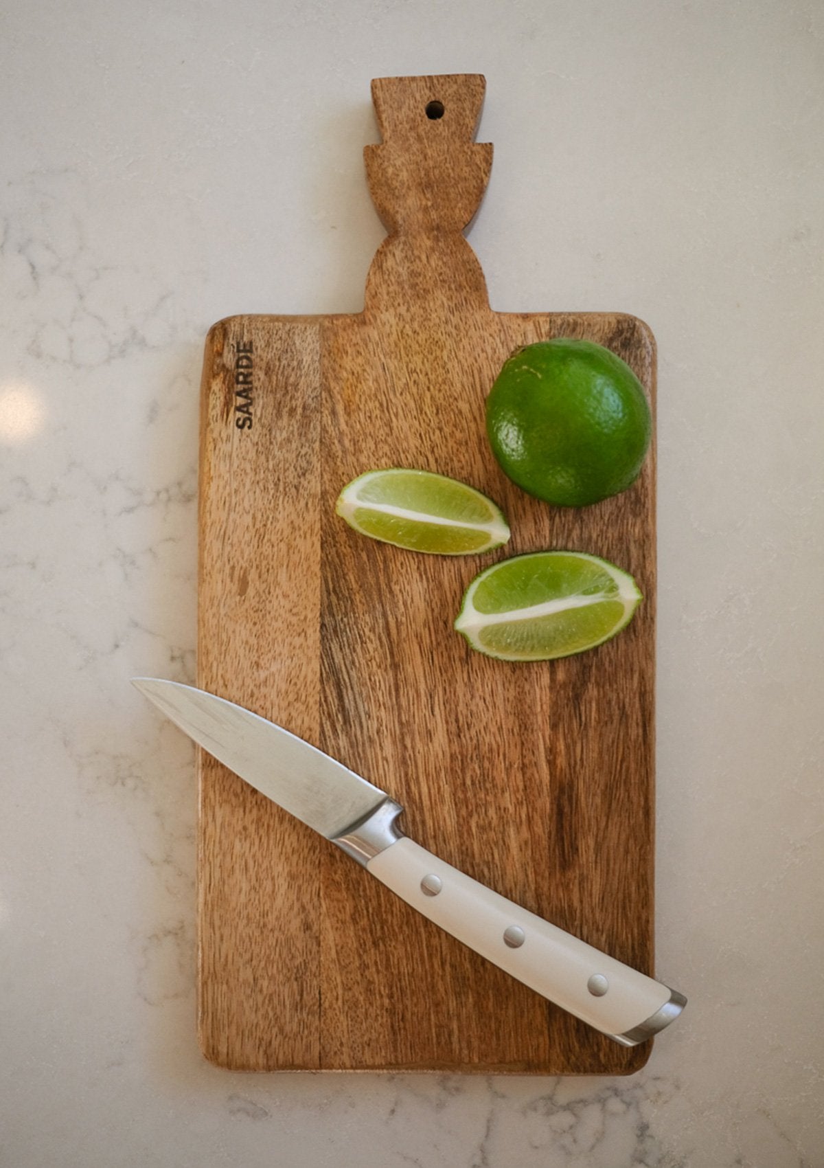 The Small Ekmek Bread Board can be used as serving board and a cutting board.