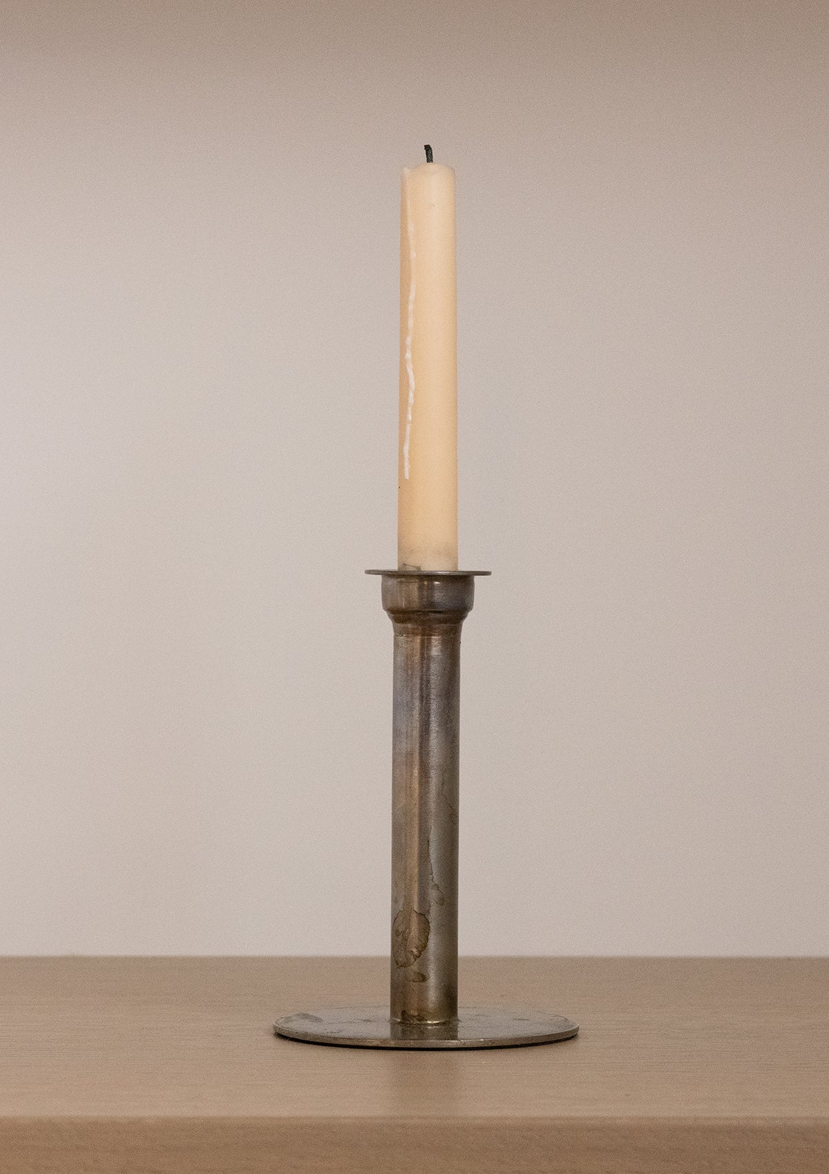 Emile Antiqued Candle Holder