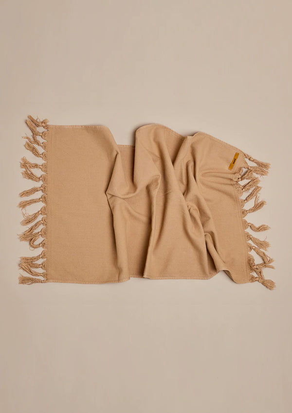 The Vintage Wash Hand Towel in nutmeg is perfectly soft and absorbent.