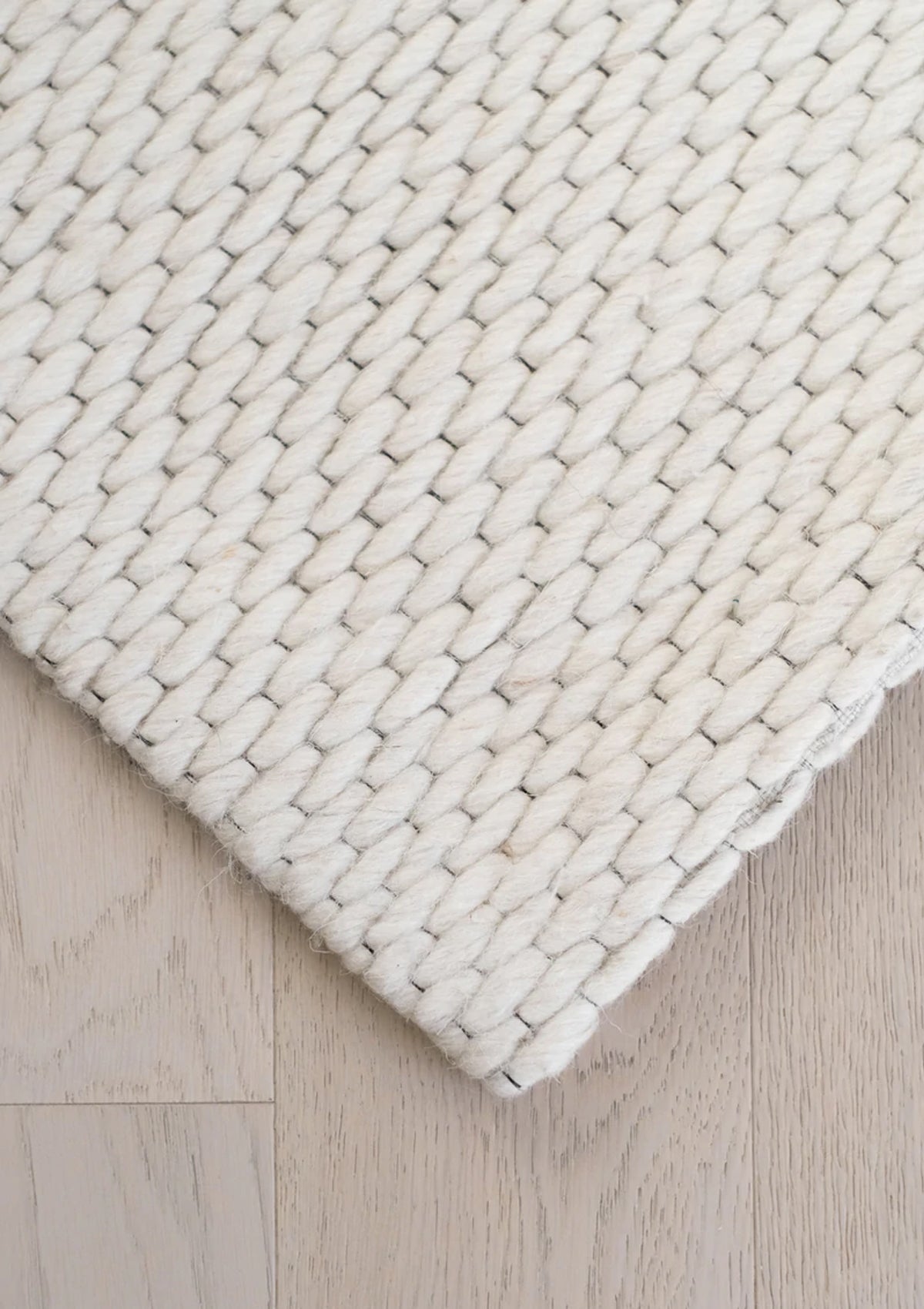 The Olaine Rug is made from hand woven wool.