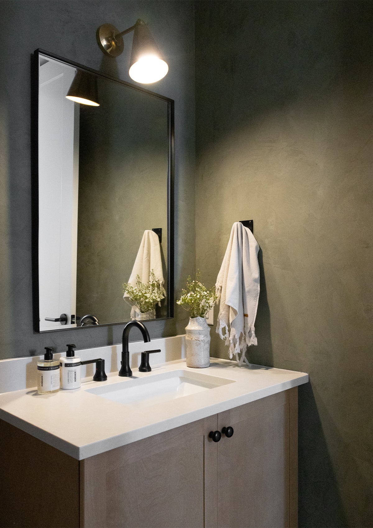 Clay Vintage Wash Hand Towel