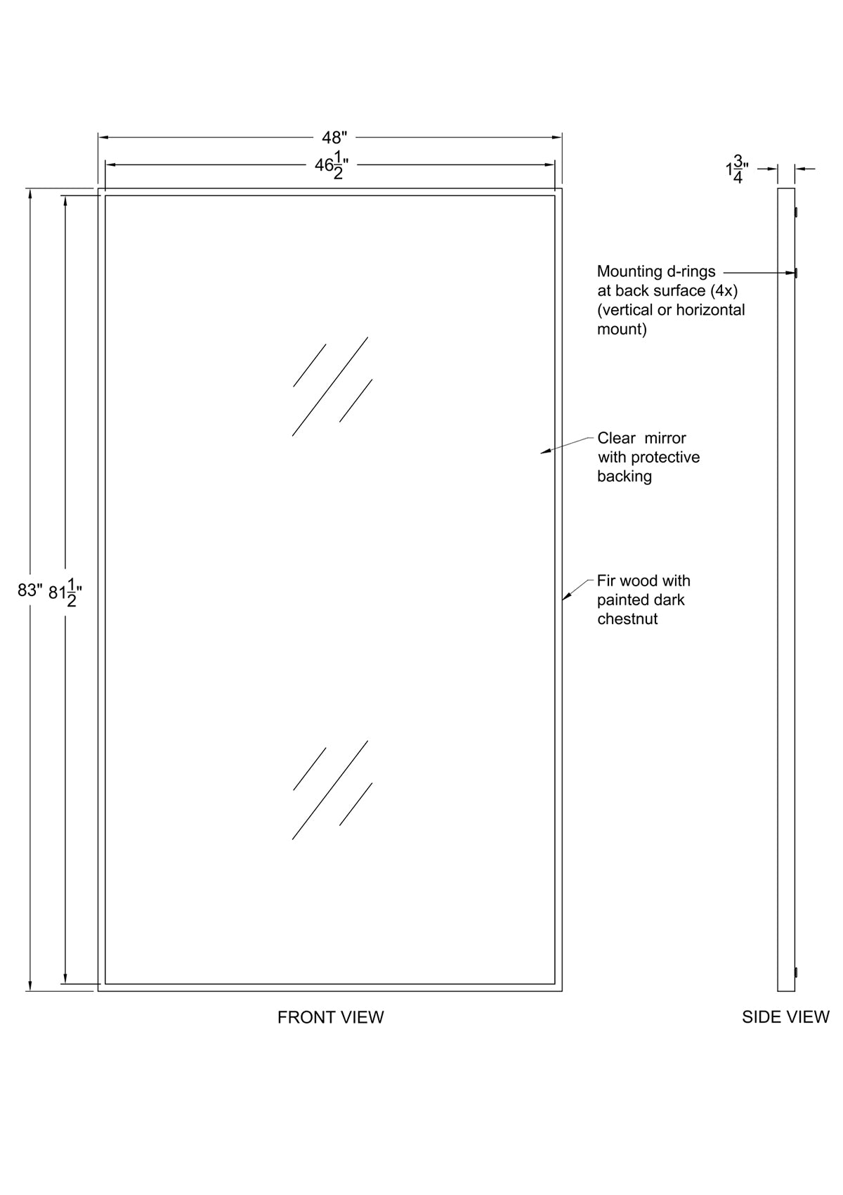 Reed Full Length Mirror