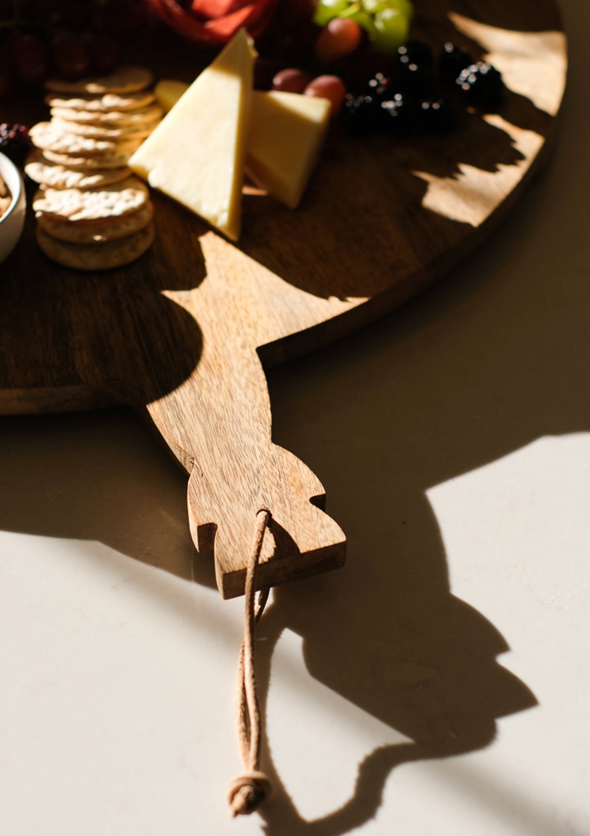 Each Yufka Grazing Board is handmade giving each board a unique wood pattern.